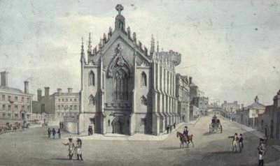 The Castle Chapel, Dublin by Samuel Frederick Brocas